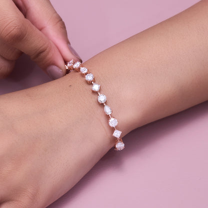 Moissanite Tennis Bracelet: Sterling Silver, Diamond Alternative, Bridal Jewelry