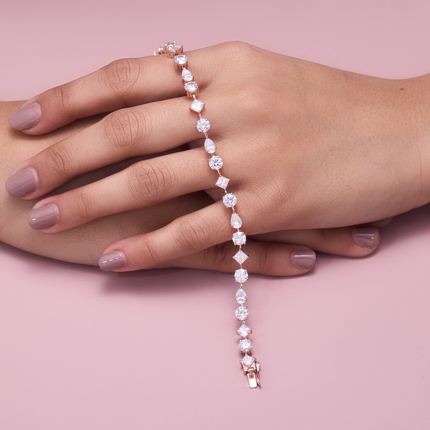 Moissanite Tennis Bracelet: Sterling Silver, Diamond Alternative, Bridal Jewelry