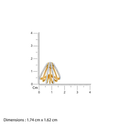 Golden Eternal Shell-Inspired Statement Earrings