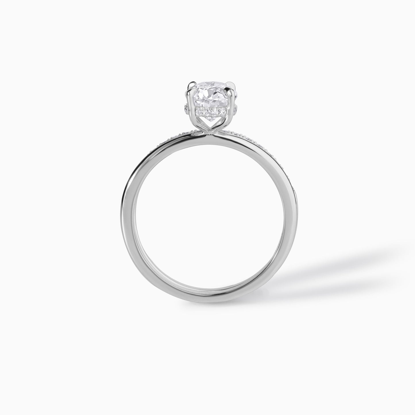 Oval Moissanite Ring Sterling Silver Engagement Ring Hidden Halo Wedding Band Matching Set Bridal Jewelry Wedding Gift Anniversary Present