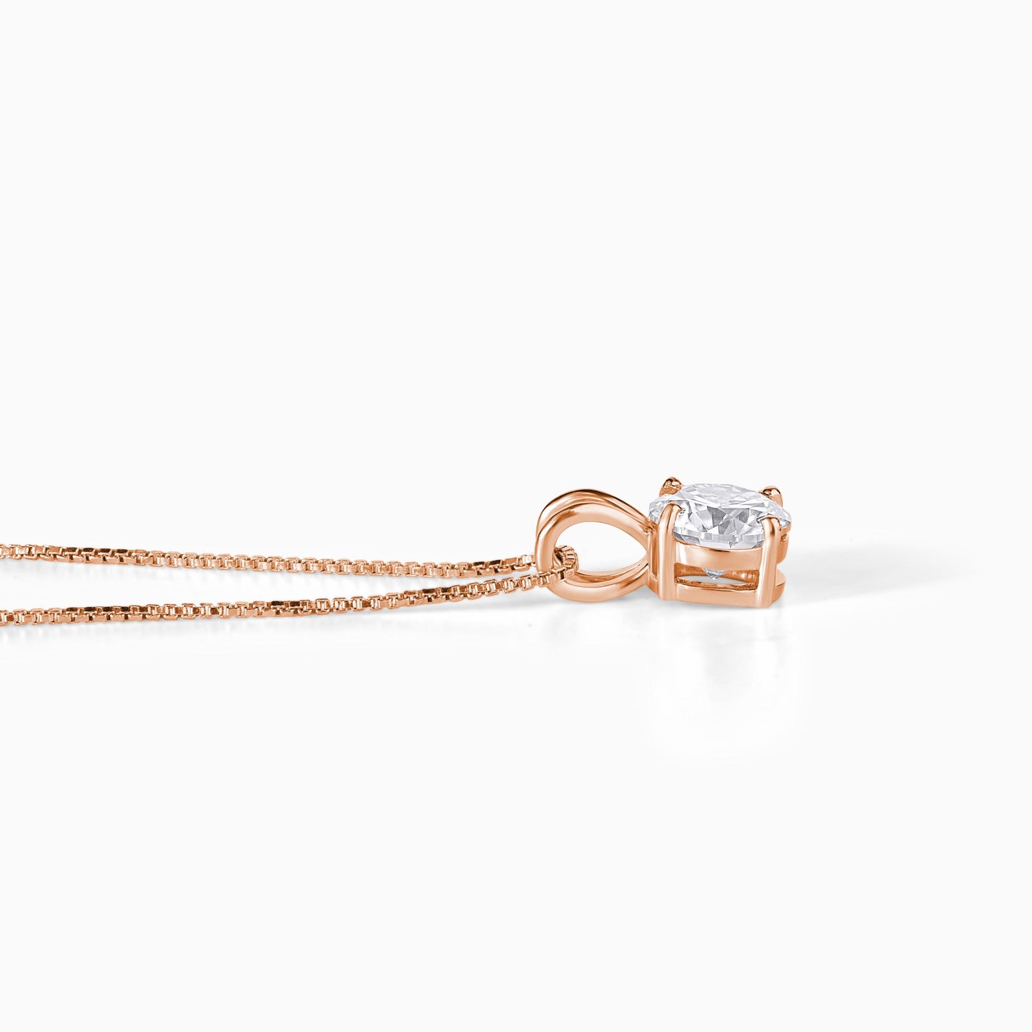 Moissanite Pendant Necklace Sterling Silver Jewelry Bridal Gift Anniversary Present Elegant Accessory Everyday Wear Sparkly Statement Round