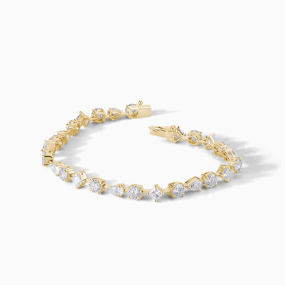 Moissanite Tennis Bracelet: Sterling Silver, Diamond Alternative, Bridal Jewelry