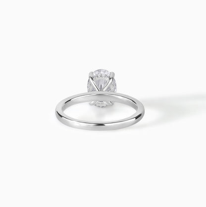Oval Cut Moissanite Engagement Ring