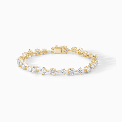 Moissanite Tennis Bracelet: Sterling Silver, Diamond Alternative, Bridal Jewelry