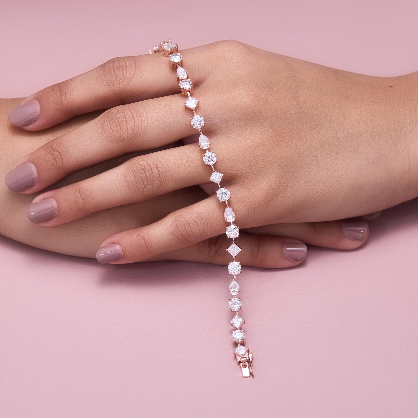 Moissanite Tennis Bracelet: Sterling Silver, Diamond Alternative, Bridal Jewelry