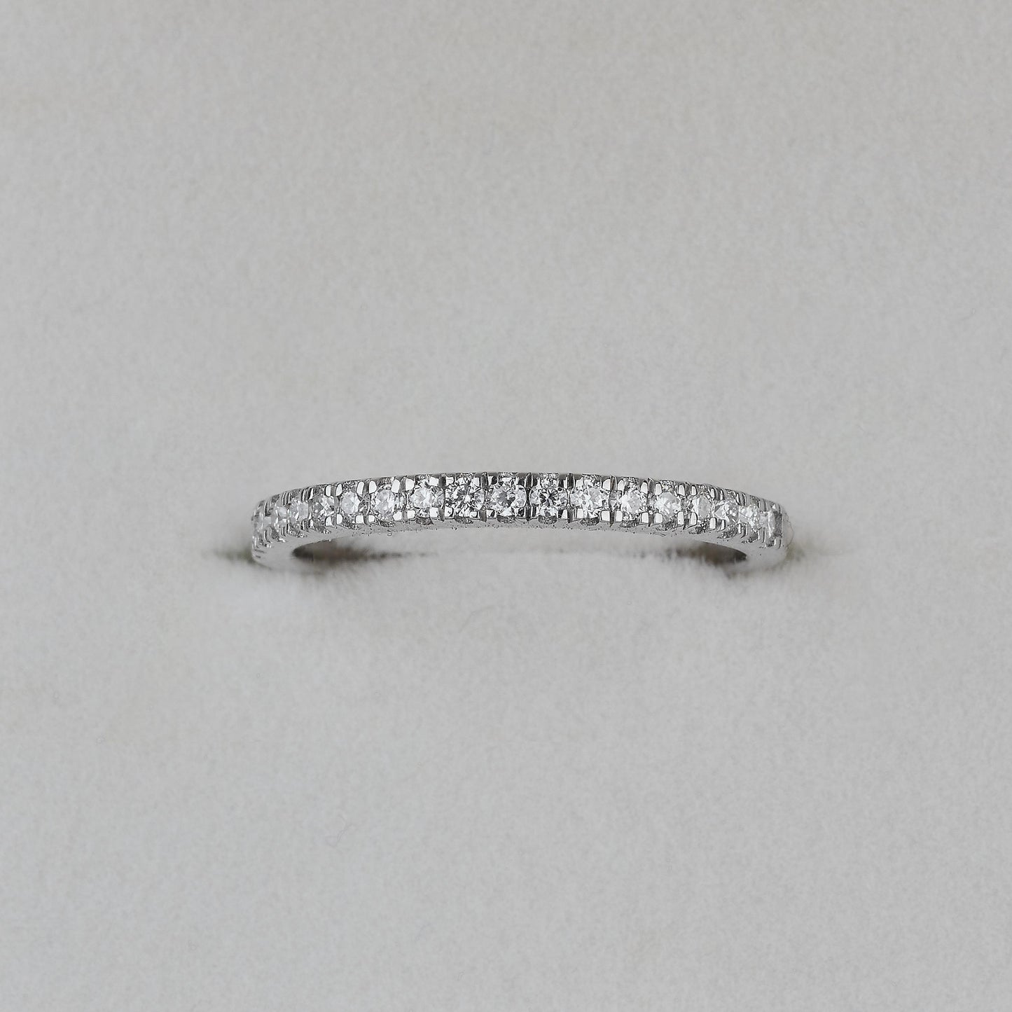 1.25 Carat Pear Moissanite Engagement Ring Set, Hidden Halo Pave Bridal Set, Silver Wedding Ring, Dainty Stacking Promise Ring for Her