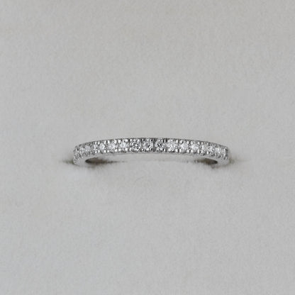1.25 Carat Pear Moissanite Engagement Ring Set, Hidden Halo Pave Bridal Set, Silver Wedding Ring, Dainty Stacking Promise Ring for Her